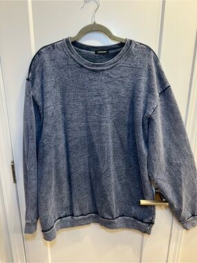 TALENTLESS Heathered Indigo Pullover